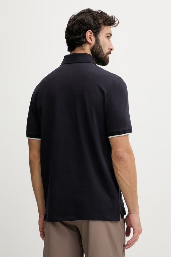 Oblečenie Guess tričko pánske bavlnené s elastanom x North Sails M6GP47.K3323 tmavomodrá