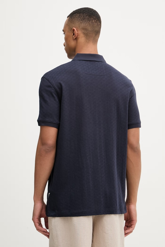 Îmbrăcăminte Guess polo pentru bărbați, cu lyocell M6GP15.K3083 bleumarin