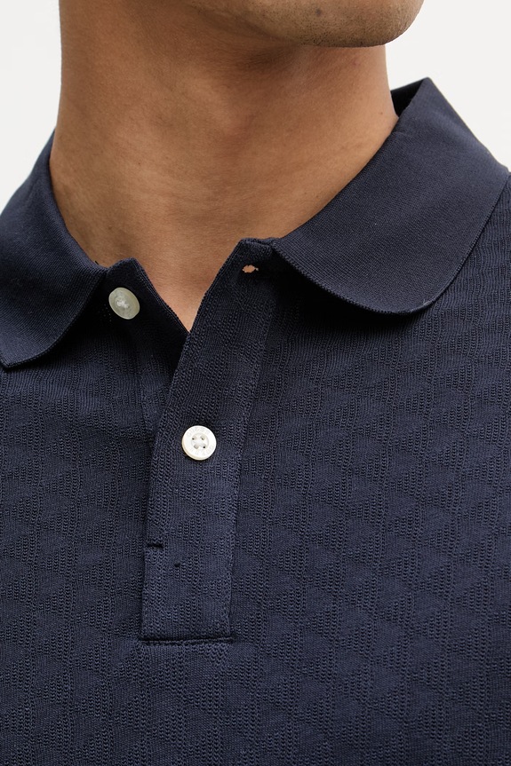 Guess polo pentru bărbați, cu lyocell M6GP15.K3083 bleumarin