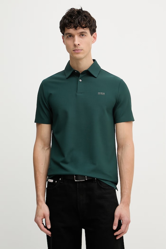 Pánske polo tričko Guess zelená M6RP02.KD202