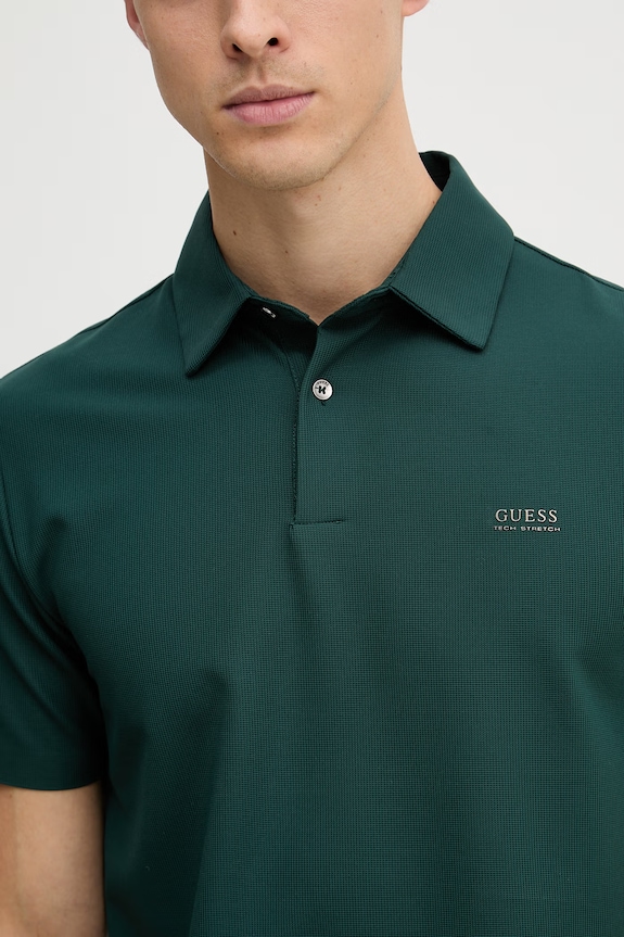 Pánske polo tričko Guess zelená M6RP02.KD202