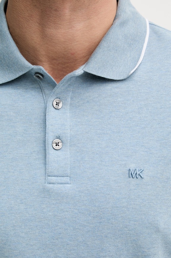 Michael Kors polo tričko pánske bavlnené CB952SX20B modrá