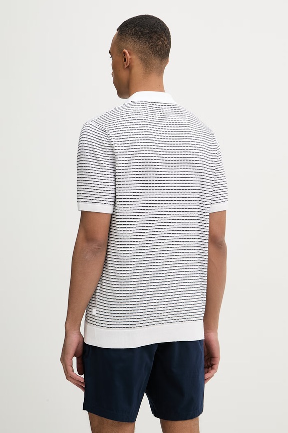 Abbigliamento Michael Kors polo maglione da uomo in cotone CS660K8469 bianco