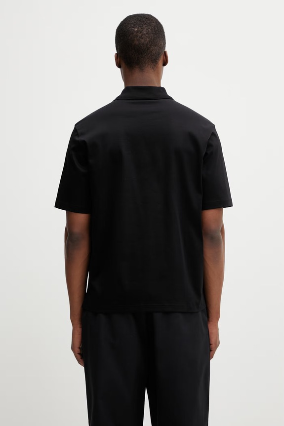Abbigliamento Mackage polo da uomo in cotone MARCO nero