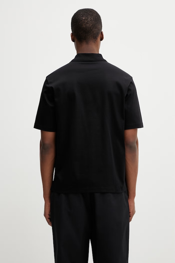 Abbigliamento Mackage polo da uomo in cotone MARCO nero