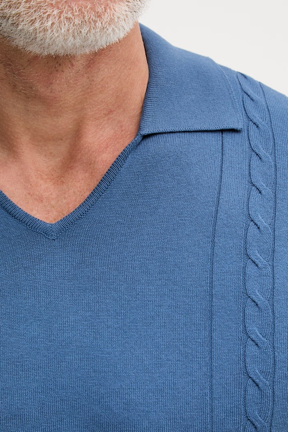 United Colors of Benetton polo tričko pánske s bavlnou 1D7ZU301U tmavomodrá
