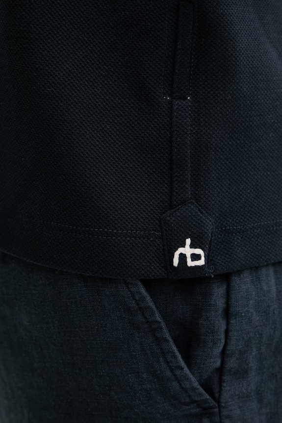 rag & bone polo męskie MBC25SP046PK46 granatowy