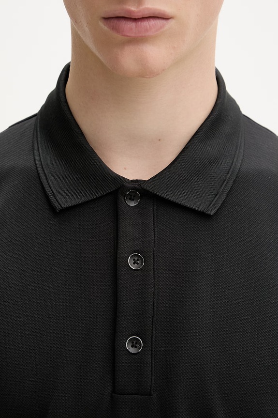 Rag & bone polo męskie MBC25SP046PK46 czarny