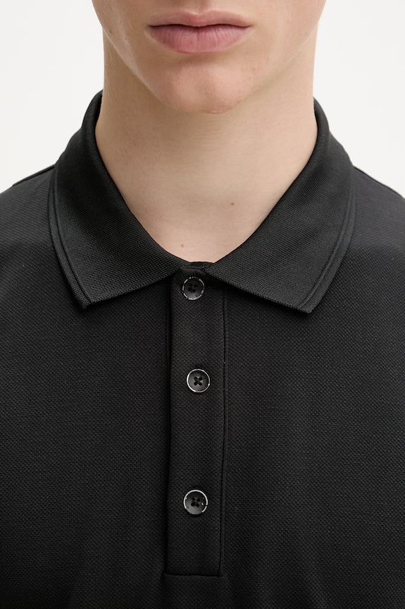 Rag & bone polo męskie MBC25SP046PK46 czarny