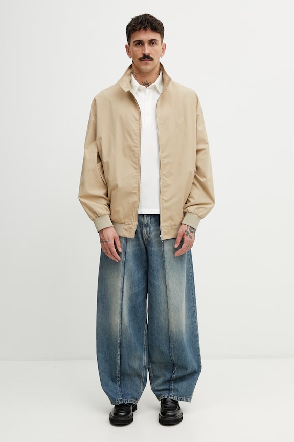 MM6 Maison Margiela polo din bumbac pentru bărbați SH2GL0011.M20108 alb