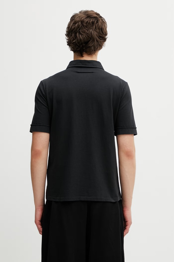 Clothing MM6 Maison Margiela polo shirt cotton Men's SH2GL0011.M20108 black