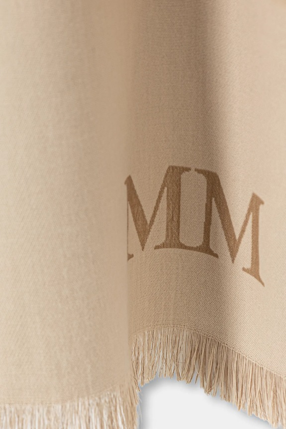 Accesorii MM by Max Mara eșarfă cu lână CORONA 2616541017600 bej