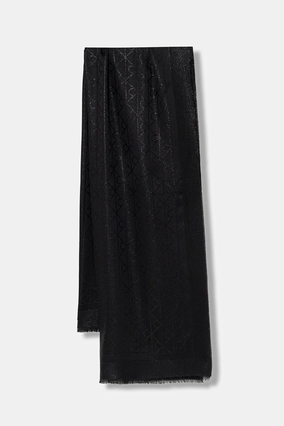 Calvin Klein fular panza negru LV04F8062G