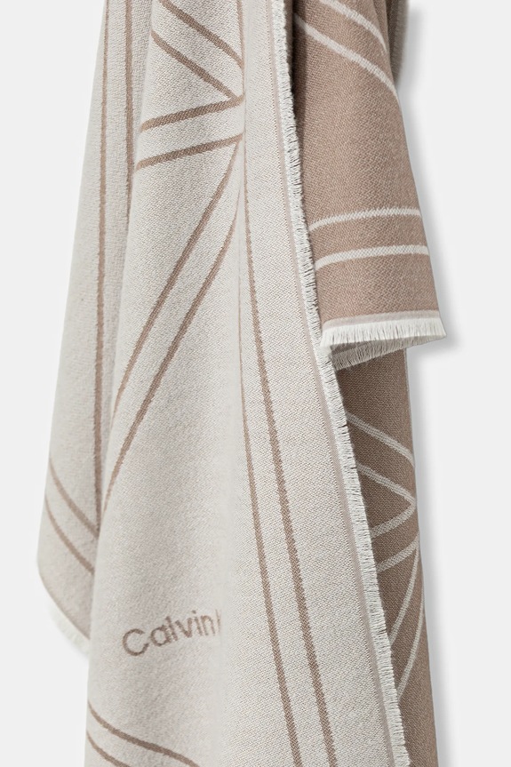 Accesorii Calvin Klein fular LV04F8074G bej