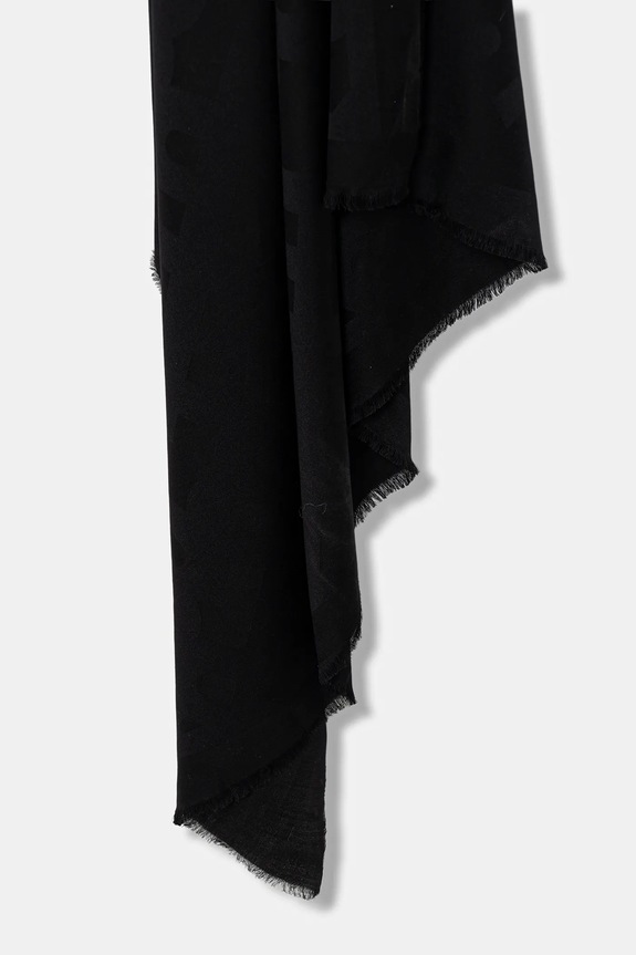 Accessori BOSS scialle con lana Monyque 50555434 nero