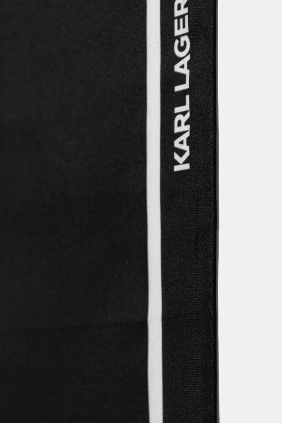 Svilena marama Karl Lagerfeld IKON B1W33034 crna SS26