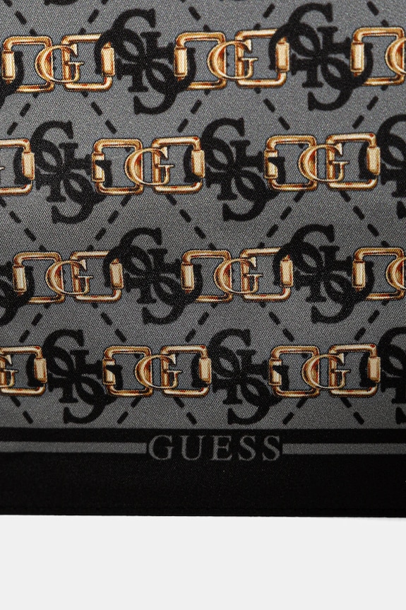 Guess apaszka jedwabna KARNILLA AW5454.SIL03 szary SS26