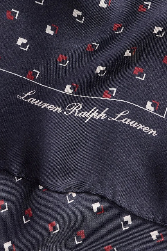 Accesorii Lauren Ralph Lauren eșarfă de mătase 454P09779 bleumarin