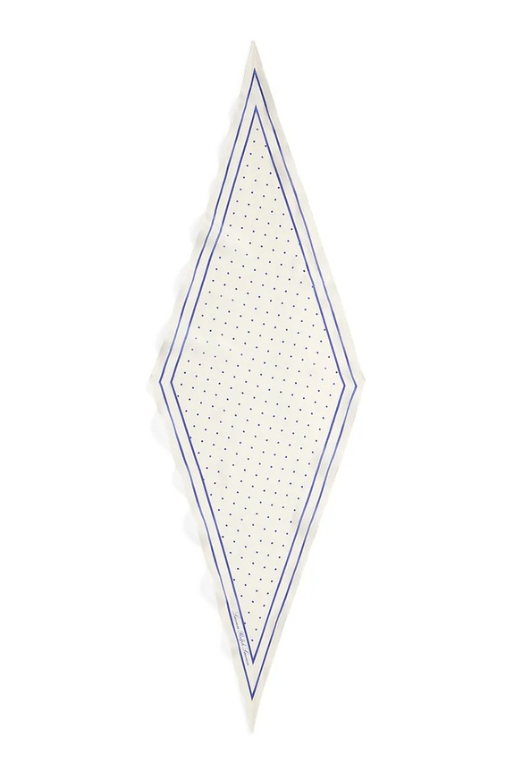 Lauren Ralph Lauren eșarfă de mătase 454P09882 verde SS26