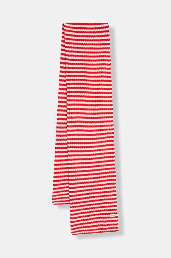 Marc O'Polo sciarpa in lana maglia rosso 600605402123