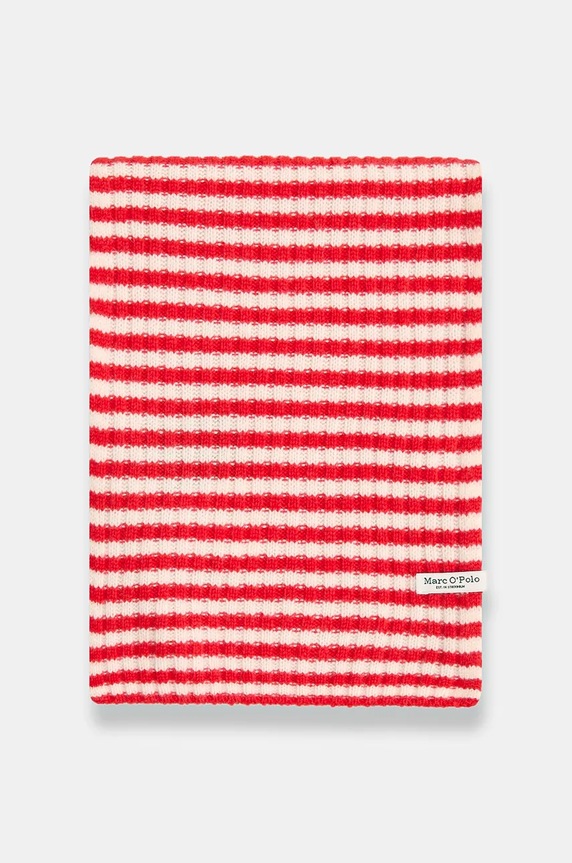 Kratki vuneni šal Marc O'Polo 600605402123 crvena SS26