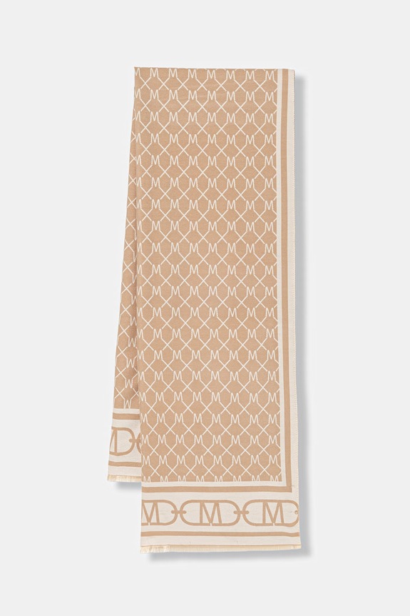 Morgan sciarpa maglia beige 5EMONO