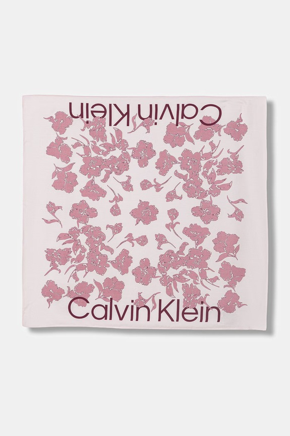 Calvin Klein šatka dámska ružová LV04F8094G