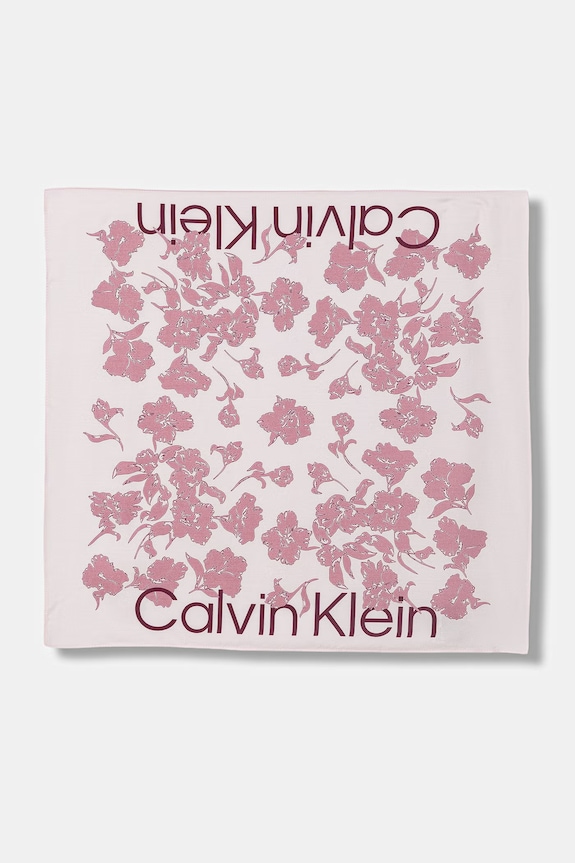 Calvin Klein šatka dámska ružová LV04F8094G