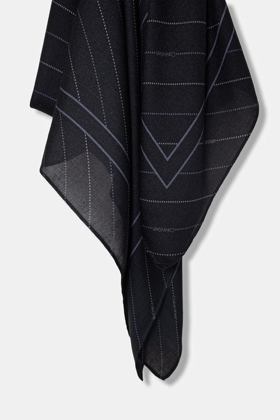 Αξεσουάρ Calvin Klein τετράγωνο μαντήλι γυναικείο LV04F9019G σκούρο μπλε