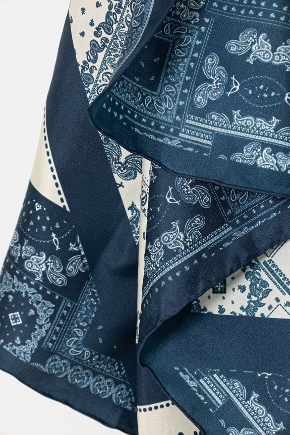 Accesorii IBlues eșarfă de mătase ALARE 2617541011200 bleumarin