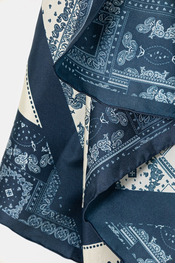 Accesorii IBlues eșarfă de mătase ALARE 2617541011200 bleumarin