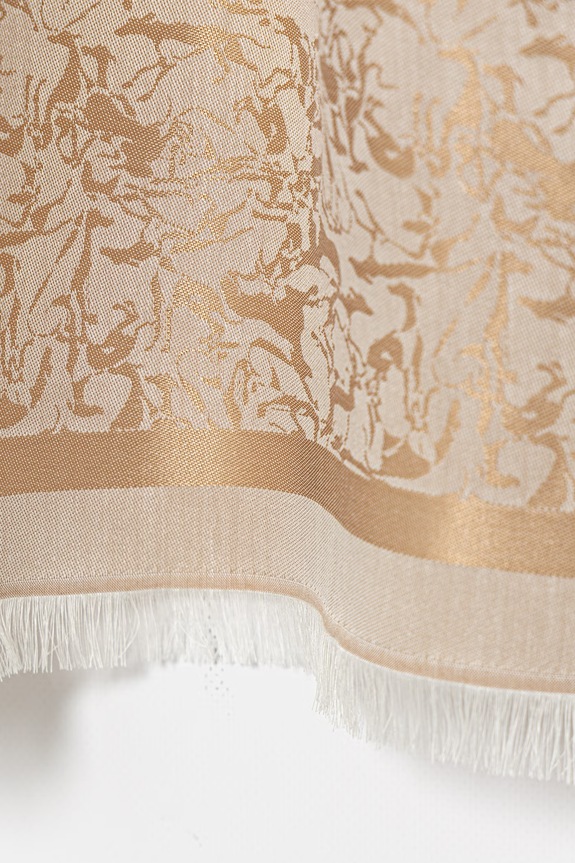 Šál Trussardi S605C000007N béžová SS26