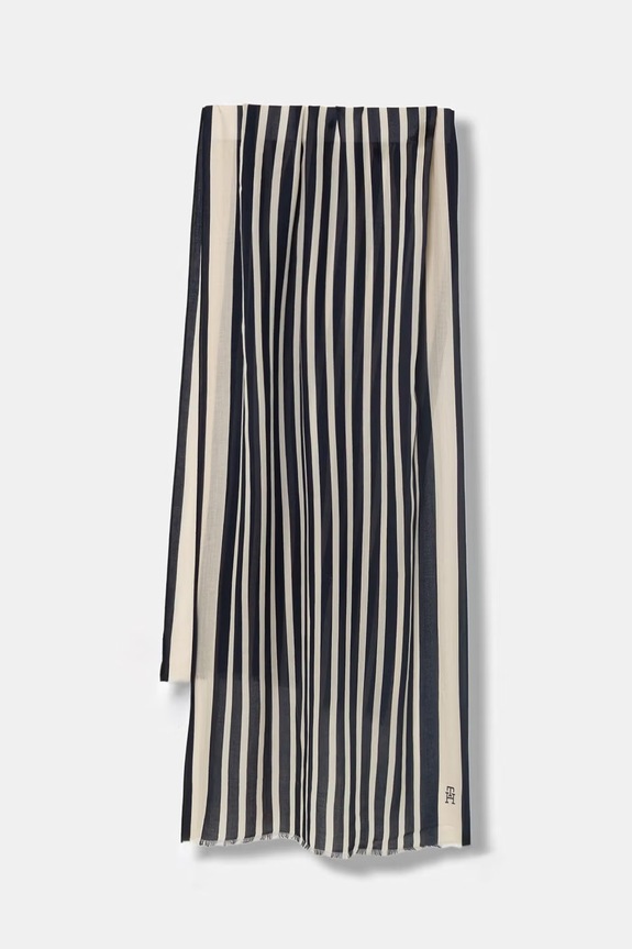 Tommy Hilfiger šal za žene mornarsko plava AW0AW18326