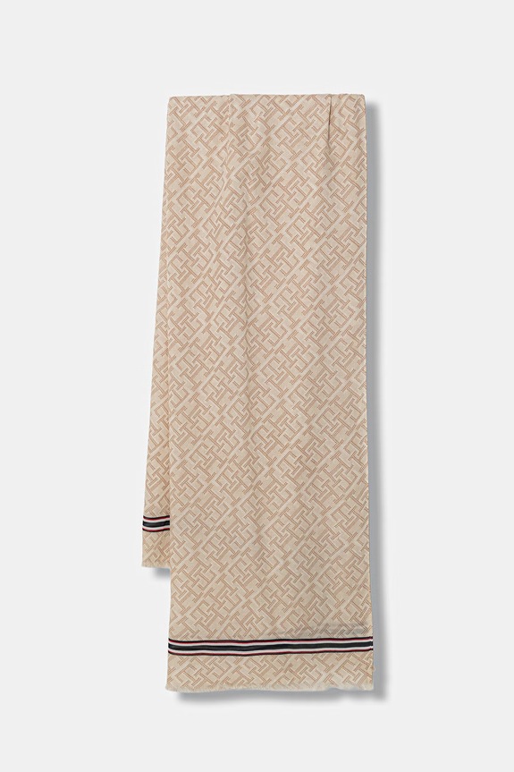 Tommy Hilfiger Šal za žene bež AW0AW18605
