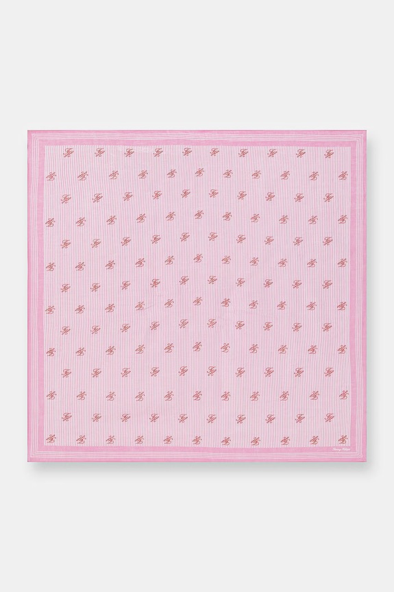 Tommy Hilfiger sciarpa da donna in lino SUMMER rosa AW0AW18346