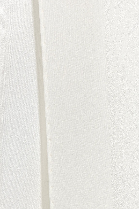 Hodvábny šál Moschino M2920.30556 biela SS26