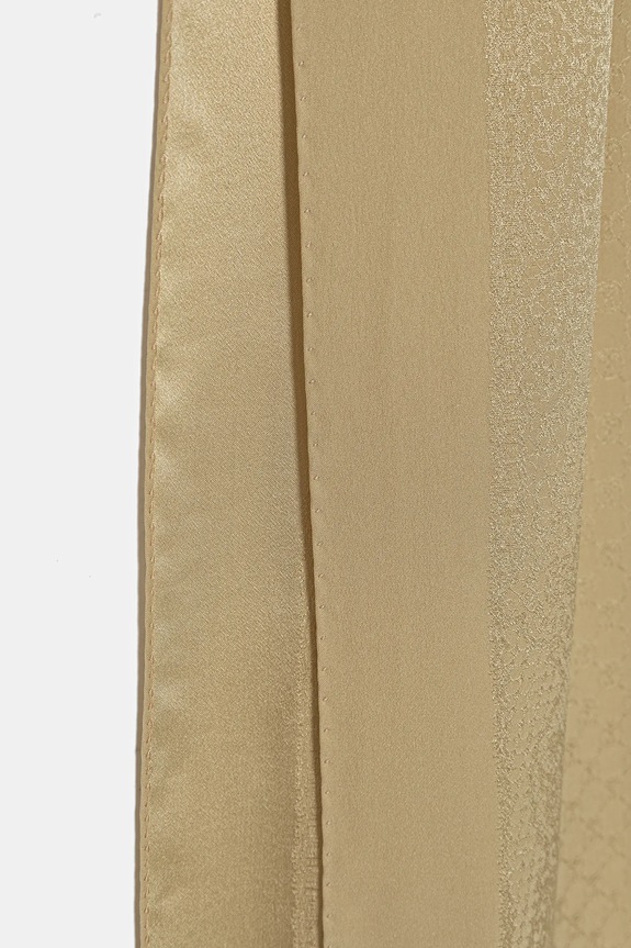 Hodvábny šál Moschino M2920.30556 béžová SS26