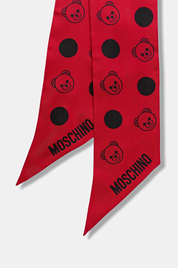 Moschino eșarfă M5891.E3242 rosu SS26