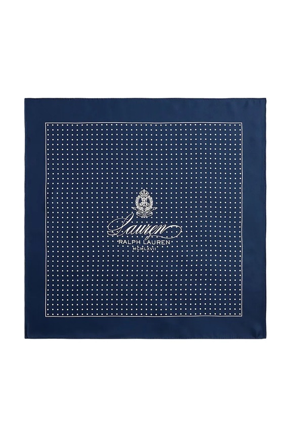 Lauren Ralph Lauren hustka dámska hodvábna 454P14477 tmavomodrá SS26