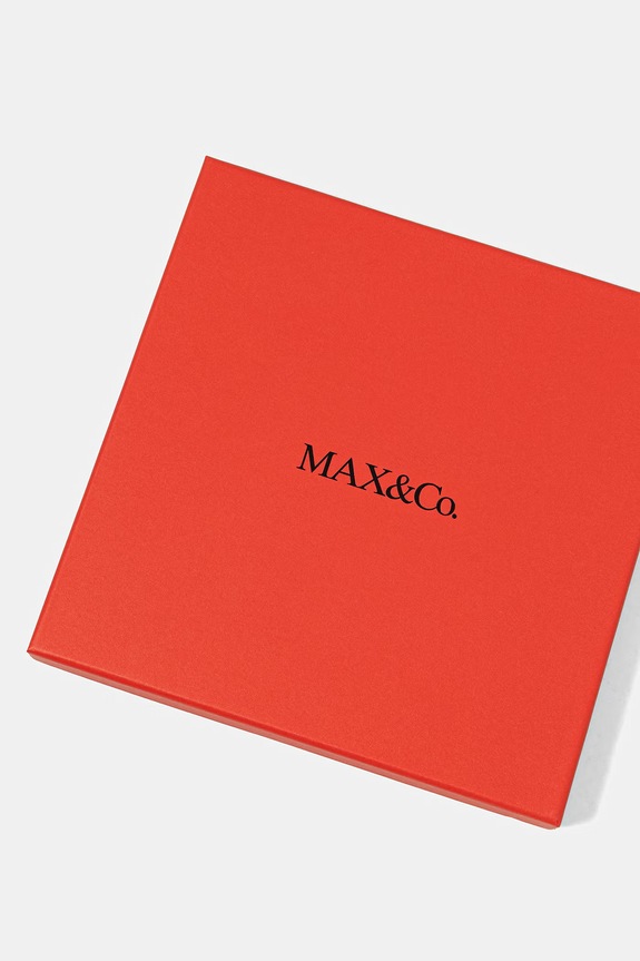 MAX&Co. szal jedwabny MCAASTI granatowy 2616541026200