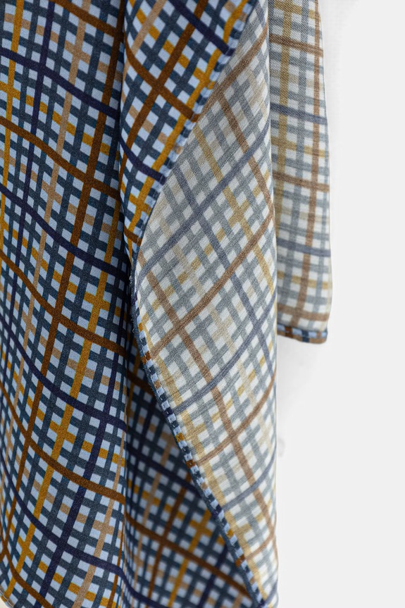 Akcesoria Sessun apaszka damska z wiskozy 26215000 niebieski