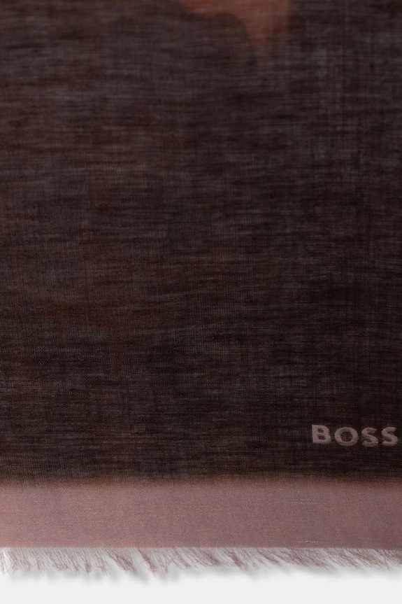BOSS hustka dámska s prímesou ľanu Jinnah 50562041 viacfarebná SS26