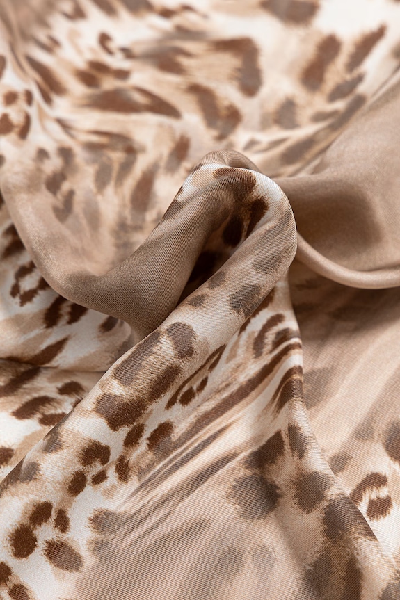 Doplnky Blugirl Blumarine dámska hustka s prímesou hodvábu NA6015.T490A béžová