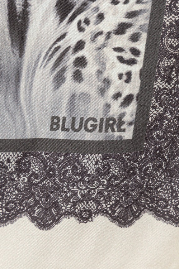 Blugirl Blumarine dámsky šál z viskózy NA6021.T2738 béžová SS26