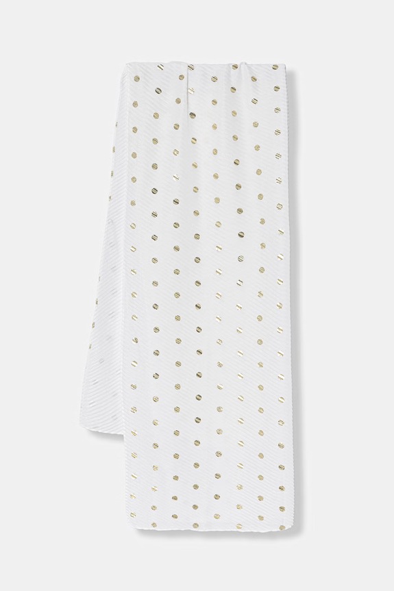 Morgan σάλι γυναικείο λευκό 5DOTS