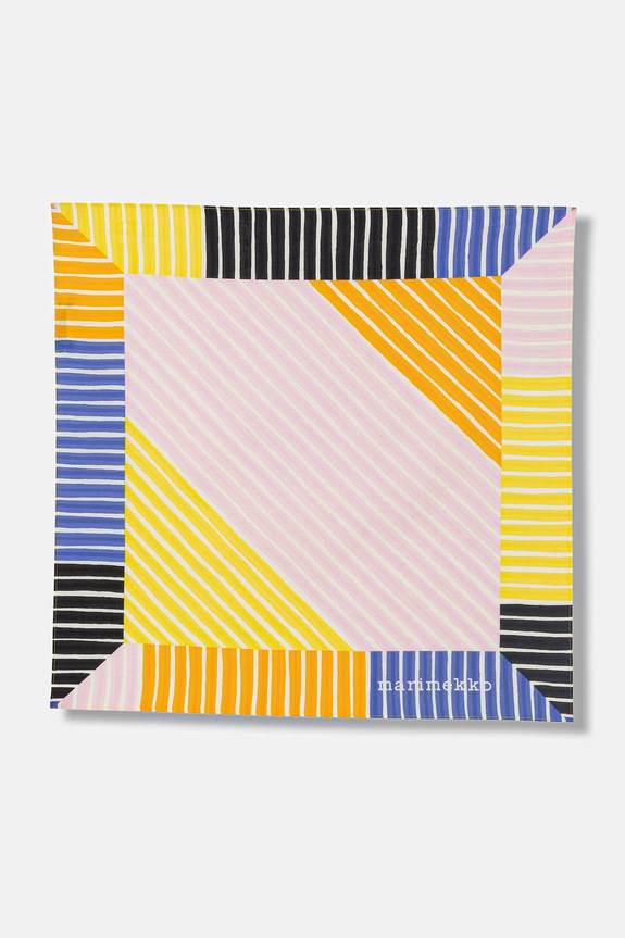Marimekko eșarfă pentru femei, din bumbac multicolor 095586