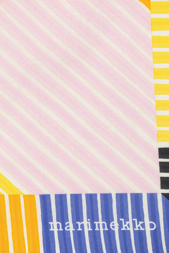 Marimekko eșarfă pentru femei, din bumbac 095586 multicolor SS26