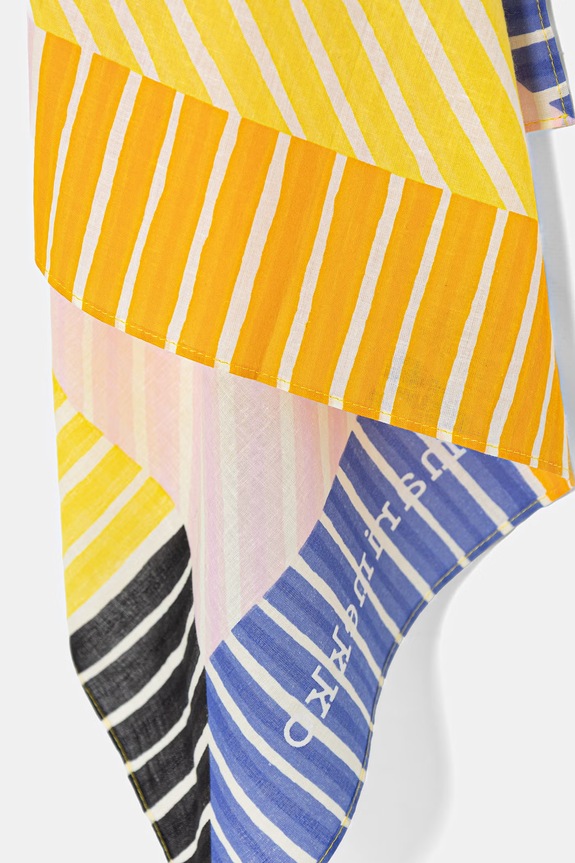 Accesorii Marimekko eșarfă pentru femei, din bumbac 095586 multicolor