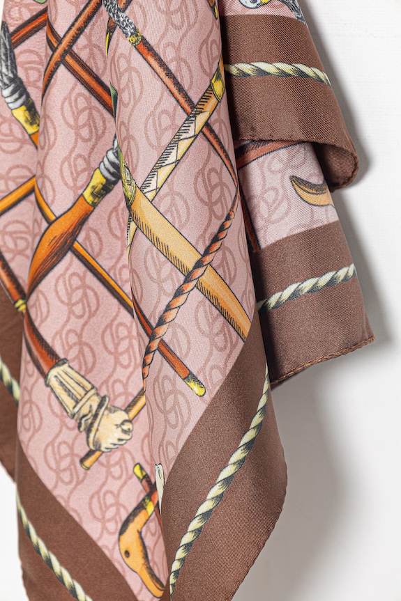 Accessories Drôle de Monsieur Cannes neck scarf silk Women's K.BA026.SE007.OPI pink
