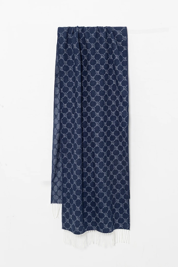 Joop! fular cu modele bleumarin 30043427